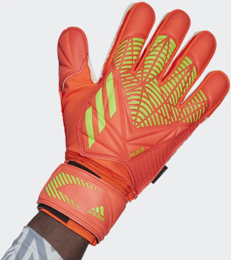 Adidas Keepershandschoenen Predator Match Fingersave Game Data Rood/Groen online kopen