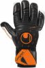 Uhlsport Speed Contact Supersoft HN Keepershandschoenen Zwart Wit Feloranje online kopen